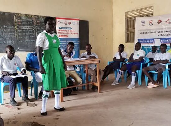 Community Sensitization through inter-schools debate in Morobo County-CES