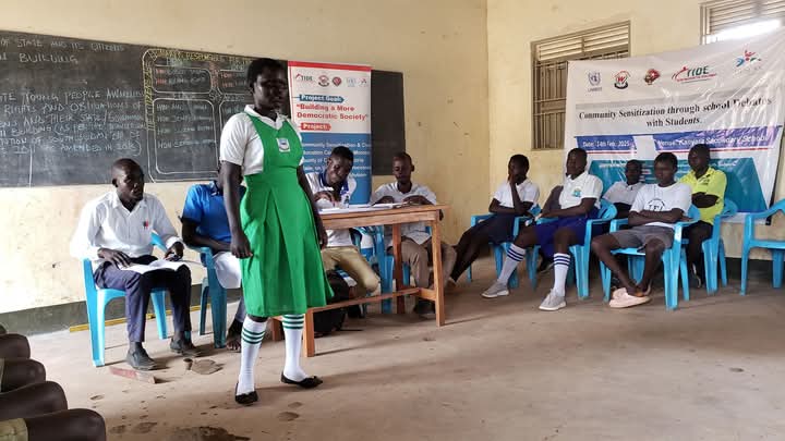 Community Sensitization through inter-schools debate in Morobo County-CES